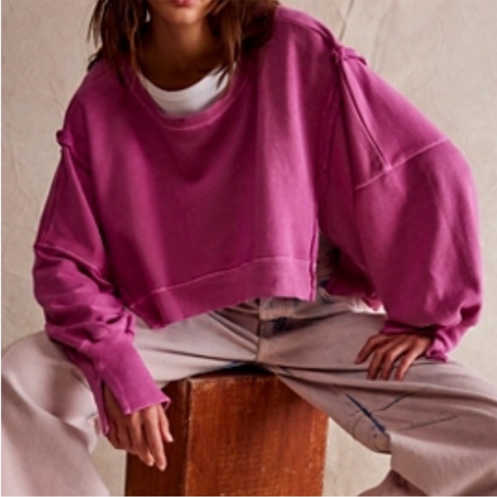 Camden free people cropped sweater